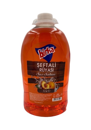 Birka Şeftali Sıvı El Sabunu 4 L