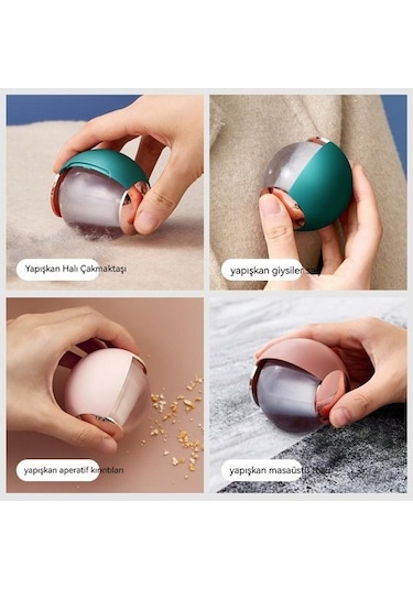 Kenpazar Taşınabilir Yıkanabilir Giysiler Yapışkan Saç Topu Çok Renkli