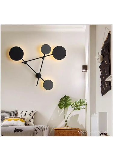 Simaavize Utra Modern Led Aplik Siyah