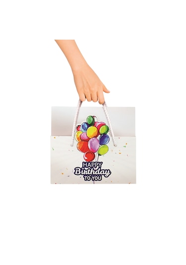 Happy Birthday Mesajlı Çantalı Çikolata