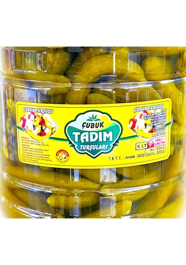 Çubuk Tadım Turşuları No 0 Çubuk Salatalık Turşusu 5 KG