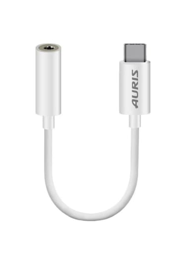 Type-c To 3.5mm Audio Aux Jack Çevirici Adaptör Beyaz