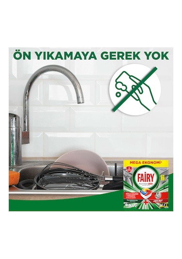 Fairy Platinum Plus Limon Kokulu Bulaşık Makinesi Deterjanı 75 Tablet
