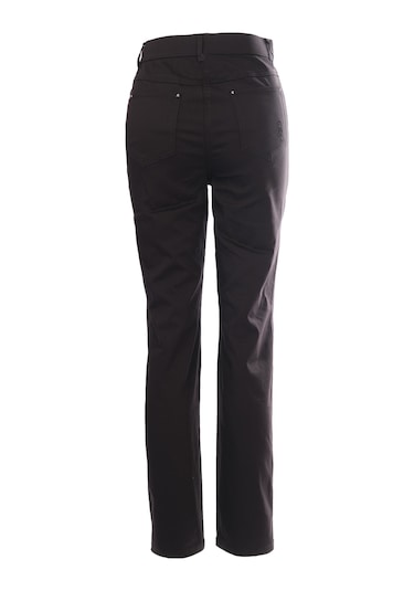 Seleste Minimalist Yüksek Bel Kadın Pantolon - Regular Fit - Günlük & Ofis Siyah