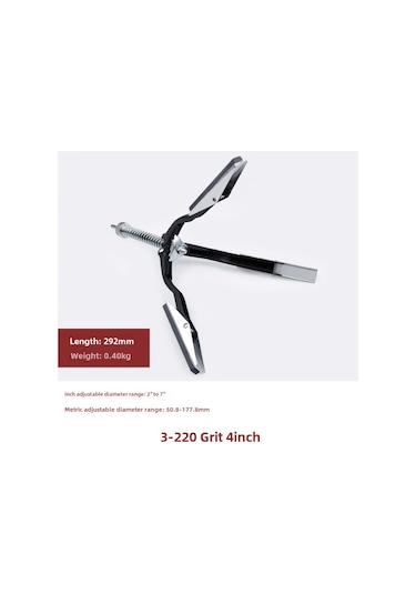 Springsun 4 İnç Üç Ayarlı Motor Silindir Güdükleyici - İç Çap Taşlama, Zımparalama Ve Parlatma Aleti