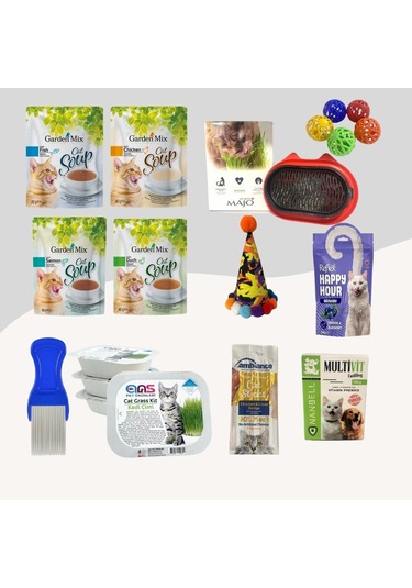 Miçiko Kediler İçin Full Ödül Eğlence Paketi 12'li Set