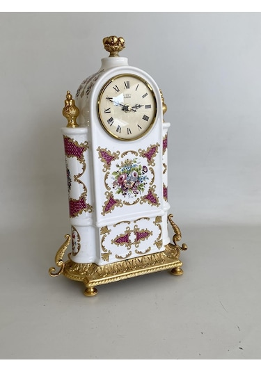 Mignon Decore J'limoges Ala Main Antika Porselen Masa Saati