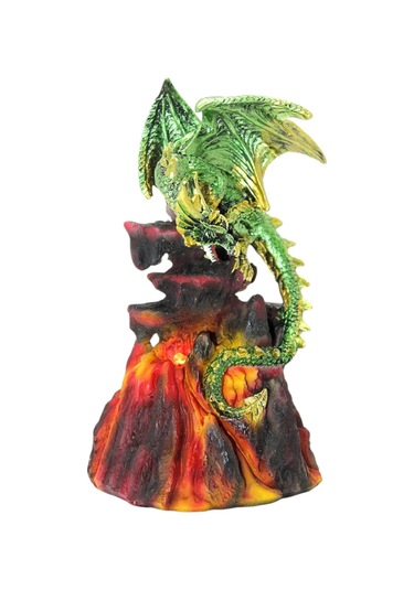 Volkanda Duran Dragon Figürü