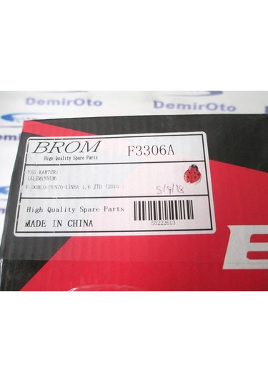 55255044 Karter Alaminyum 1,6 Jtd.YeniDoblo-Egea-Jeep BROM