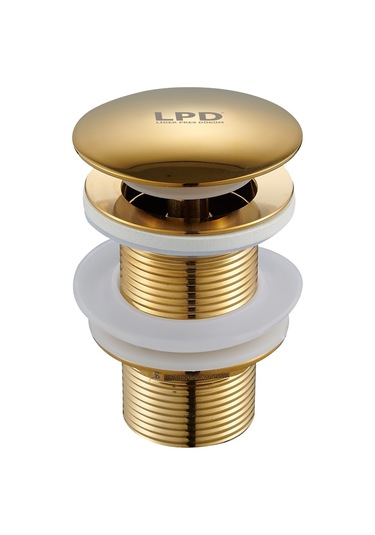 Lpd Basmalı Lavabo Sifonu Altın