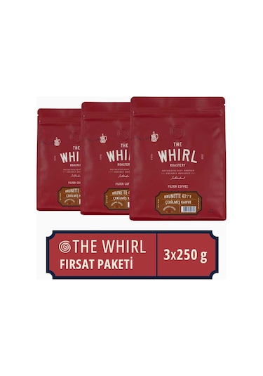 The Whirl Brunetta 431°F Çekilmiş Kahve 3'lü Tanışma Paketi