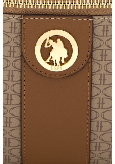 U.S. Polo Assn. Kadın Koyu Bej Bel Çantası 50293693-VR088