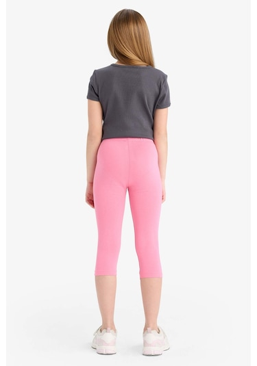 Defacto Kız Çocuk Midi Tayt B5656a825smpn666 Pembe