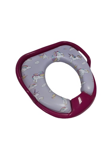 Softy Jumbo Kids - Bebek / Çocuk Klozet Kapağı Adaptörü - Pembe -unicorn