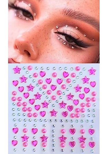 Yapışkanlı Taş Sticker, Işıltılı Model Açık Ahşap
