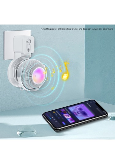 Yaleker Homepod Mini Duvar Takımı: Akıllı Hoparlör Tutucu, Kablolu Soketli, Uzun Kabloları Yönet, Ev Otomasyonu Aksesuarı