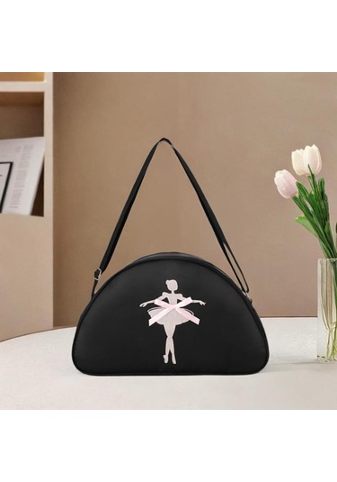 Suntek Bale Dans Çantası Spor Latin Jimnastiği Için Siyah