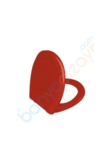 115-029-001 Vitra Duroplast Klozet Kapağı, Crossbar Metal Menteşeli