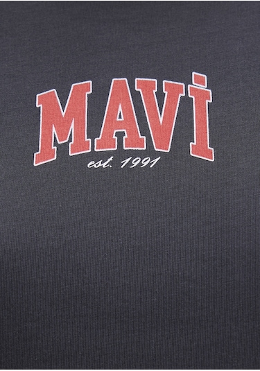 Mavi - Mavi Logo Baskılı Antrasit Tişört 1613412-70087 Antrasit