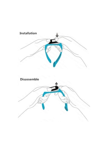 Xiaomi Mi Band 6 - Mi Band 5 Akıllı Bileklik Kyver Silikon Kordon