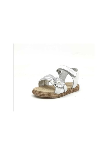 Hakiki Deri Ilk Adım Bebe Deri Sandalet 700s1128 Beyaz