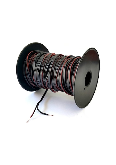 Electroon 2x0.75 MM Siyah Hoparlör Ses Kablosu 10metre