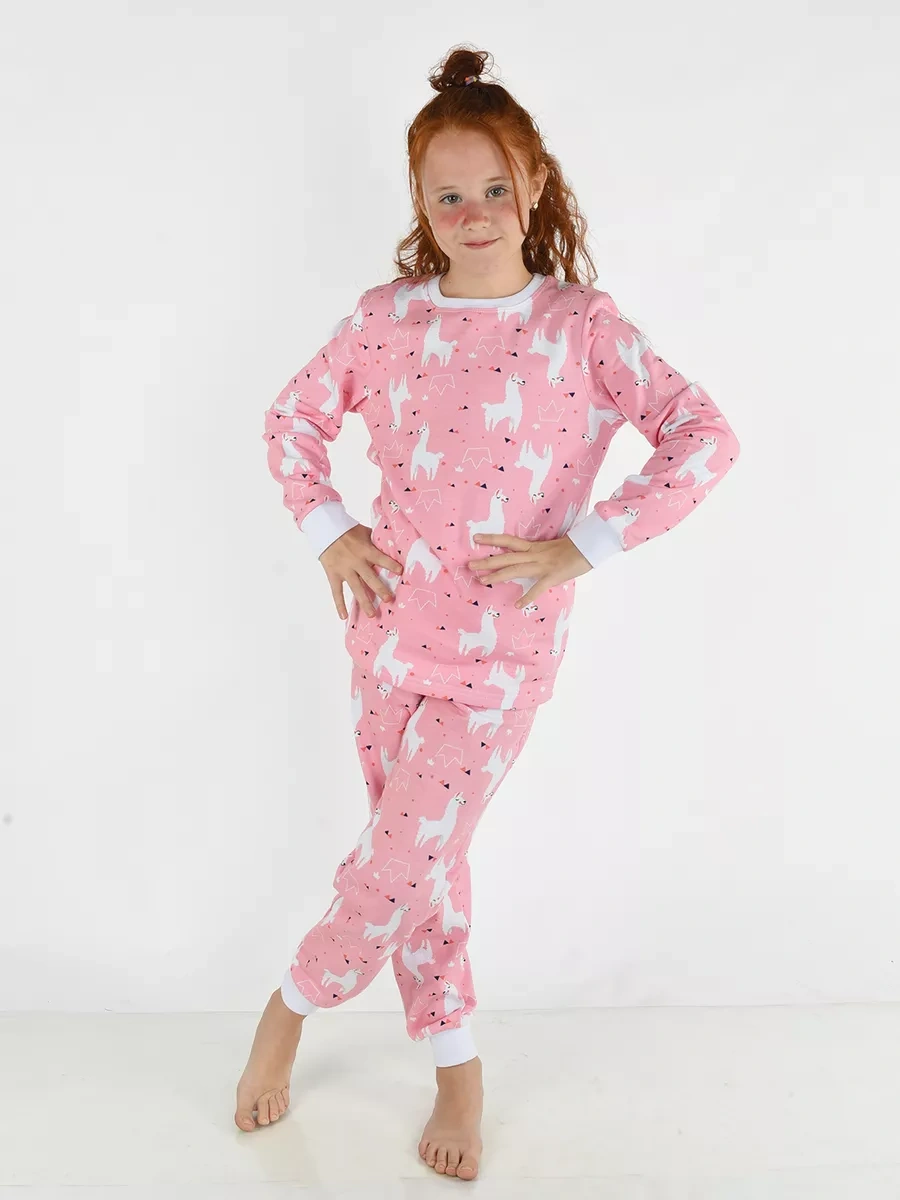 Asaawa Kız Çocuğu İçin Sıcak Ev Pijaması 257161191 Pembe