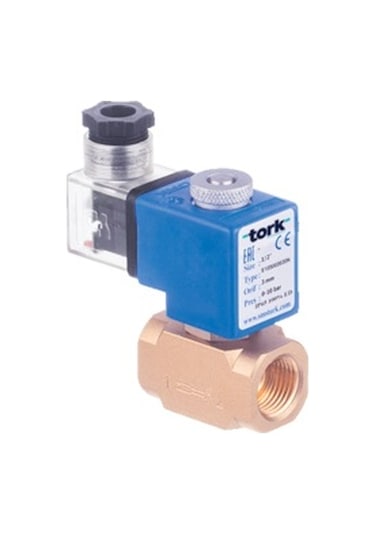 Tork S1050 Seri Sıfır Basınç Normalde Kapalı Solenoid Valf, Vana