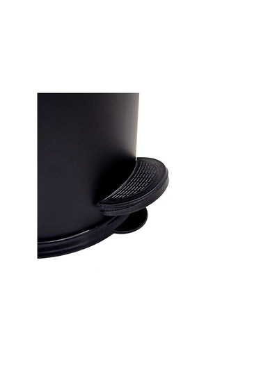 Banyo Seti 2'li Siyah Renk 3l Çöp Kovası + Klozet Fırçası Kolay Temizlik Siyah