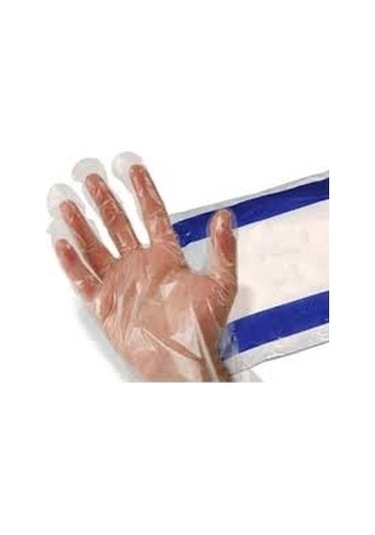 100 Adet L Beden Çok Amaçlı Tek Kullanımlık Şeffaf Poşet Eldiven