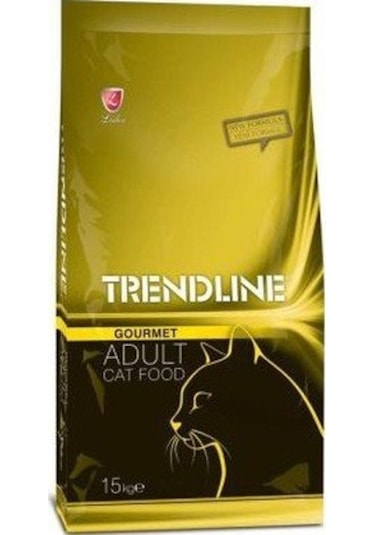 Trendline Gourmet Renkli Karışık Yetişkin Kedi Maması 15 KG