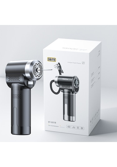 Cbtx Global Suıtu St-5518 Araba Akülü Şişme Pompa Çok Fonksiyonlu Aydınlatmalı Taşınabilir Mini Pompa Cbtx Global Suıtu St-5518 Araba Akülü Şişme Pompa Çok Fonksiyonlu Aydınlatmalı Taşınabilir Mini Pompa