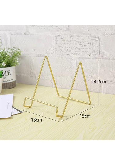 Kangvka Kaliteli Paslanmaz Çelik Kütüphane Ve Tablet Tutucu: Ev Ofis İçin Çok Amaçlı, Dikey-yatay Konum Ayarlı, Stüdyo Ve Çalışma Alanı Dekoratif Aksesuar Altın