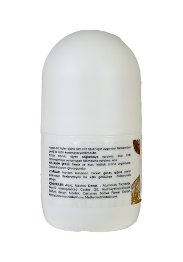 Simav Kestane Özlü Kadın Roll-On Deodorant + Termal Sulu Erkek Roll-On Deodorant 50 ML