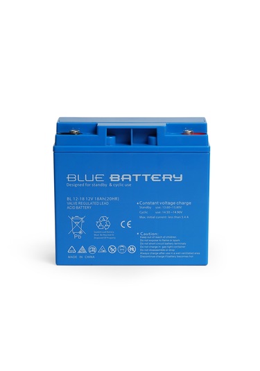 Blue Battery 2 Adet 12v 18ah Bakımsız Kuru Akü 2025 Üretim
