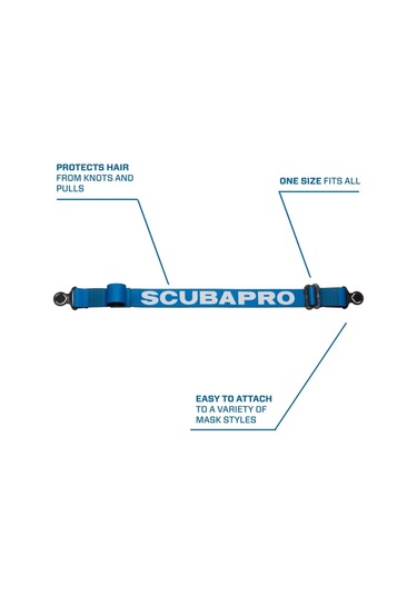 Scubapro Comfort Maske Kayışı Mavi Mavi
