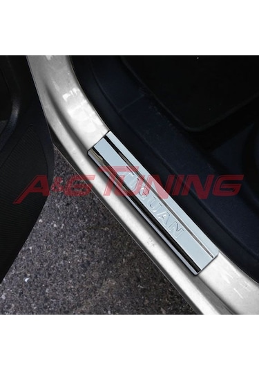 Volkswagen Tiguan Krom Kapı Eşiği Tk 2007-2015 Paslanmaz Çelik N11.405