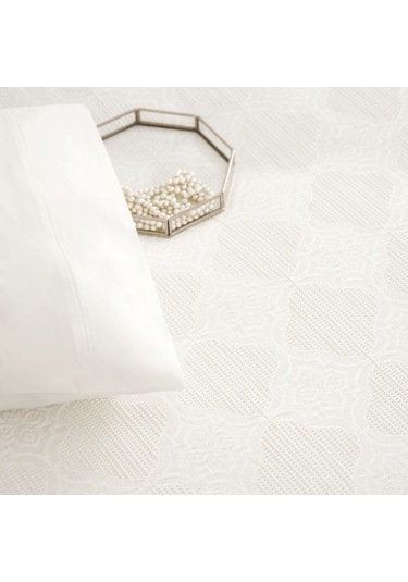 Taç Jakar Brenda Çift Kişilik Pike Takımı Ekru 000000001000047202 Ekru