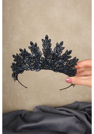 FdayAksesuar Gelinlere Özel Linda Yaprak Desenli Gelin Kına Tacı FRDY31644