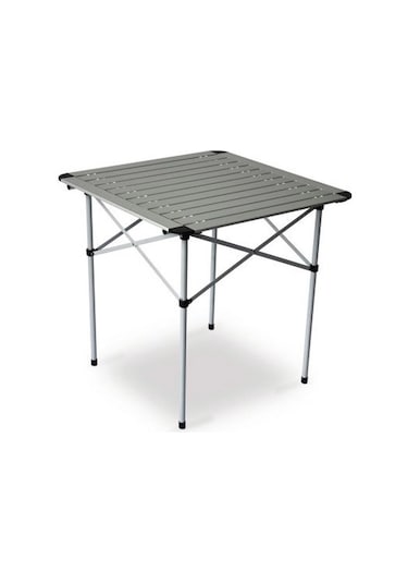 Pinguin Katlanabilir Kamp Masasi Kucuk Gri