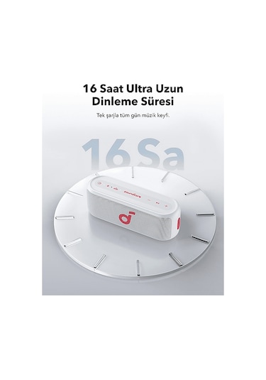 Anker Soundcore Select 2s Taşınabilir Bluetooth Hoparlör Beyaz