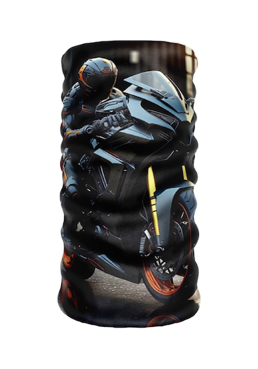 Bebo Store Extreme Spor Motor Ve Bisiklet Kullananlara Özel Desenli Buff Boyunluk Bandana Balaklava Moto-5