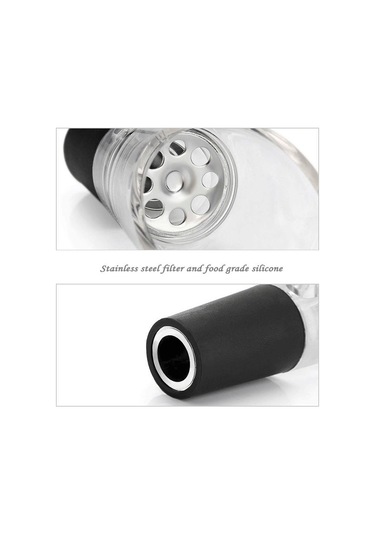 1 Adet Şarap Havalandırıcı Pourer Borulu Decanter Sihirli Mini Şarap Dekantörü Şarap Havalandırıcı Renk: Siyah