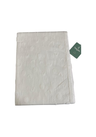 Babydoll Battaniye Babydola Ekru - Beyaz Asortili-11745 Beyaz