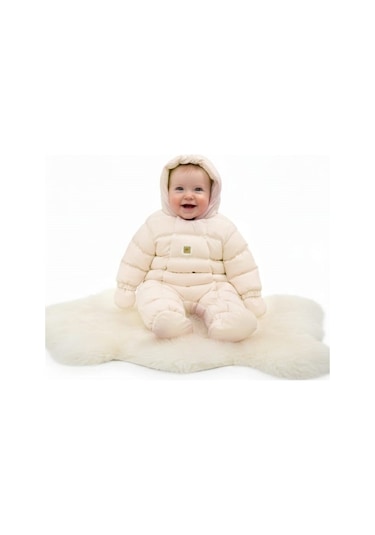 Benitto Kids Kız Bebek Astronot Tulum 51376 Krem
