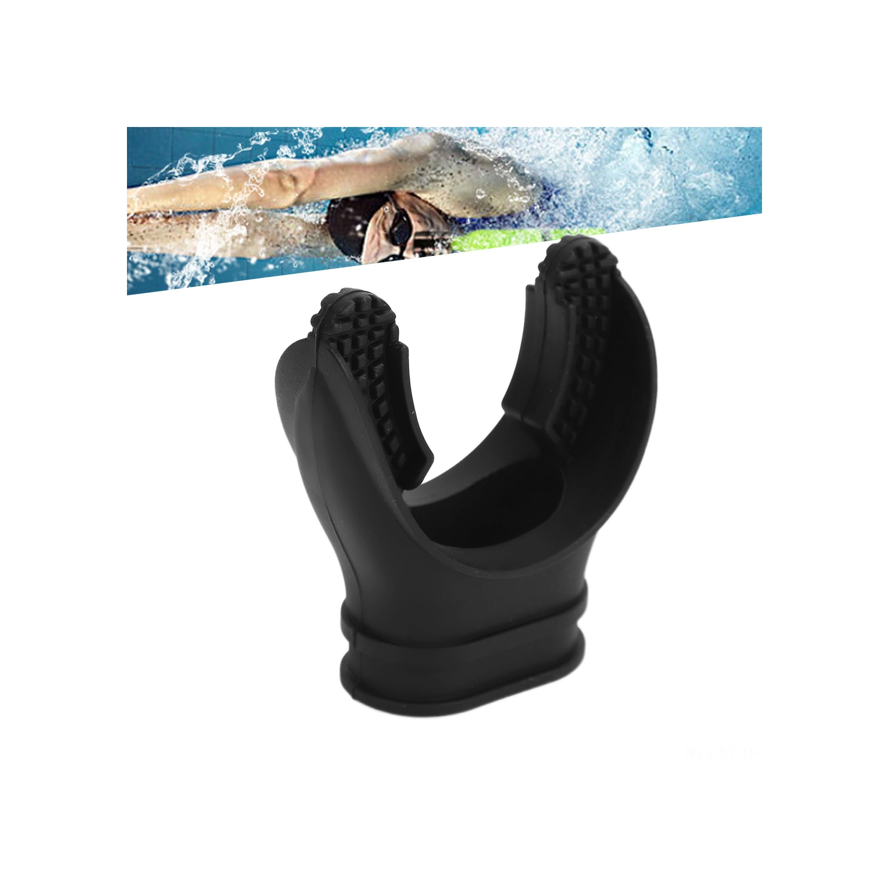 Shineyee Su Altı Yemek Ağızlığı - Silikon Malzeme - İki Seviye Solunum Valfi - Yumuşak Kullanim - Derin Su Dalışları İçin Uygun