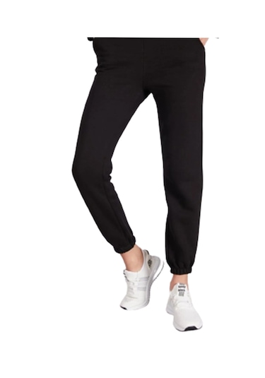 Womenly Style 2000 Siyah Kadın Eşofman Altı Pamuklu Siyah