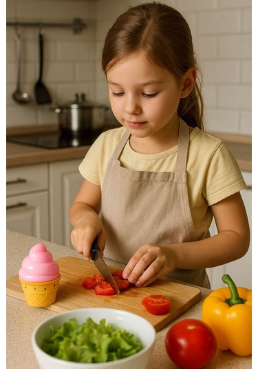 Dondurma Model Mekanik Mutfak Zamanlayıcı Timer Çocuklar İçin Thr380