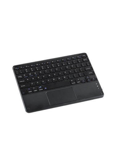 Dokunmatik Yüzeyli Kablosuz Klavye Bluetooth Klavye Pc Tablet Oyun Siyah