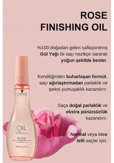 Schwarzkopf Rose Oil Saç Bakım Yağı 100 ML